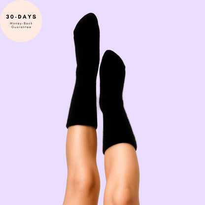 Lounge Luxe – Mid-Calf Fuzzy Socks